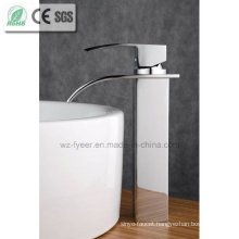 High Body Decktop Vessel Tap Mixer Brass Basin Faucet (QH0517H)